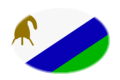 Flagge Lesotho